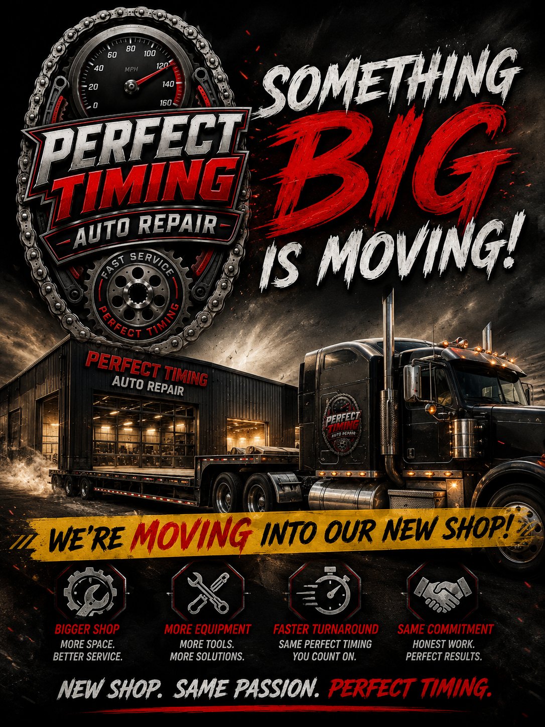Perfect Timing Auto Repair is moving to a bigger Fort Myers shop - same team, faster turnaround